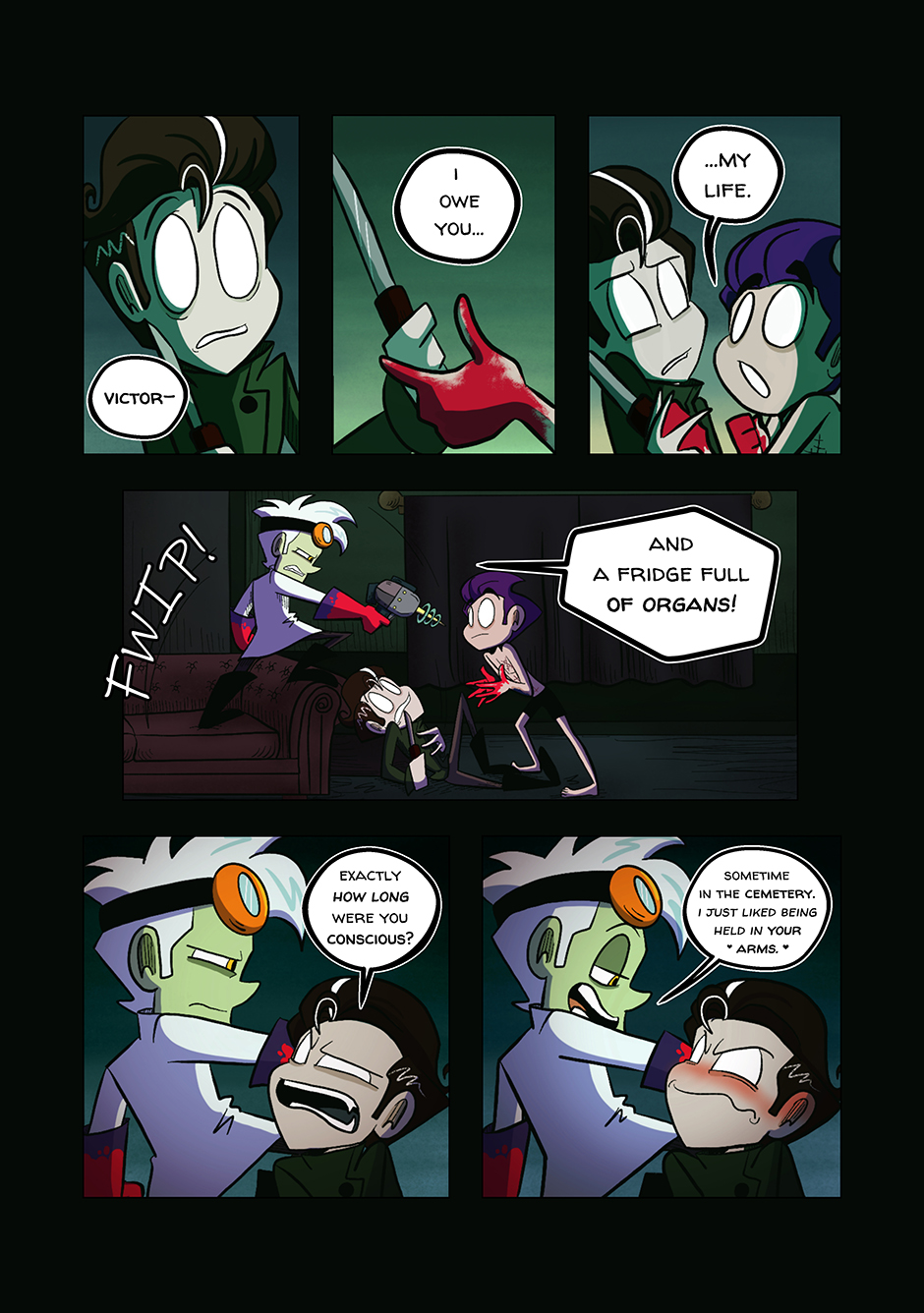 Frank looks so good in this page, I'm so here for it.