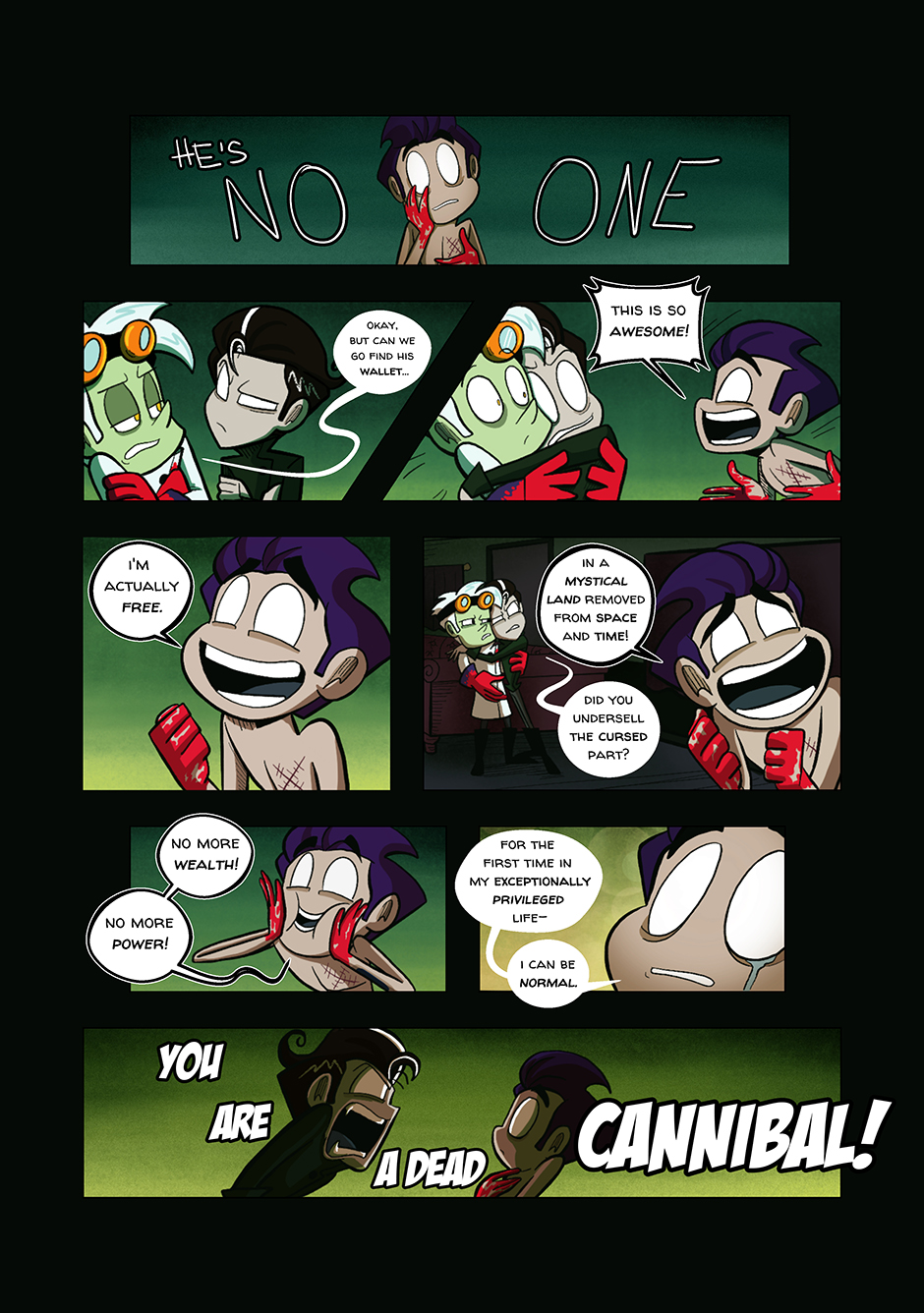 I haven't figured out the heights of any of these characters okay. Let me just enjoy drawing Frank and Victor holding each other kthanxbye