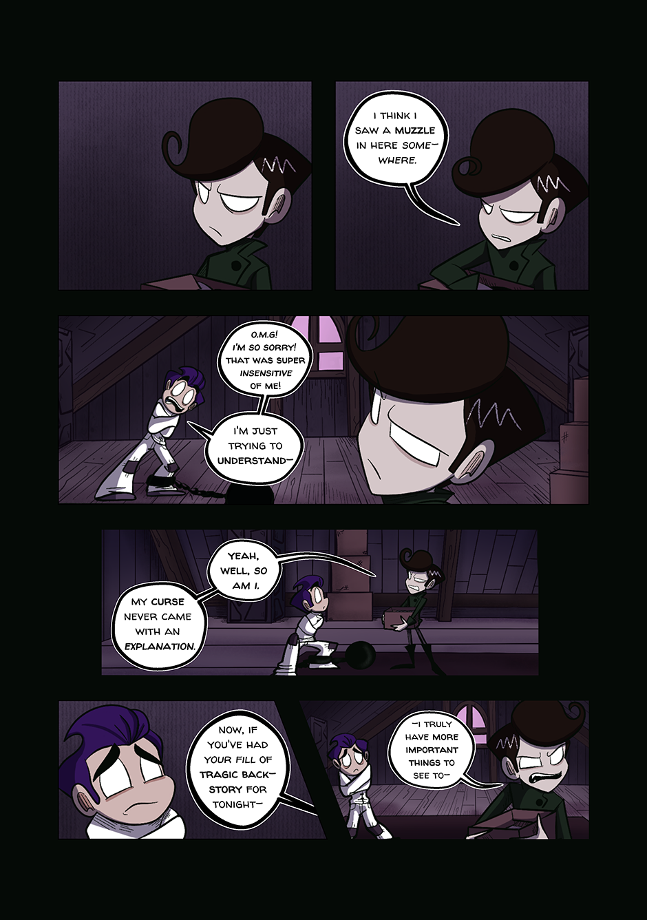 Leo's worse fear...shutting up.