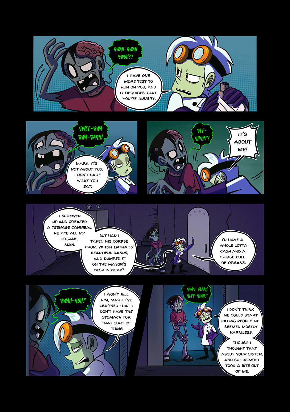 Fun fact: this used to be called "A Teenage Cannibal".