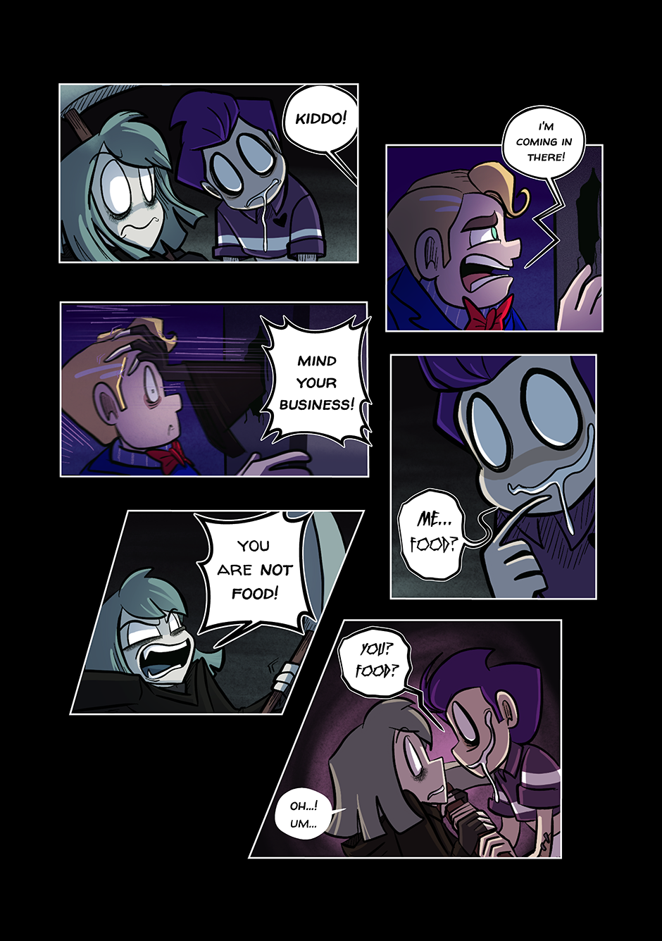 Oh to be food to a semi-articulate zombie.